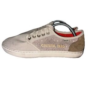 Sanuk Grateful Dead Men's 11 Tideline Shoes Sneakers Grunge Rock Retro Casual